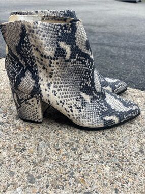 Steve Madden Snake Print Booties